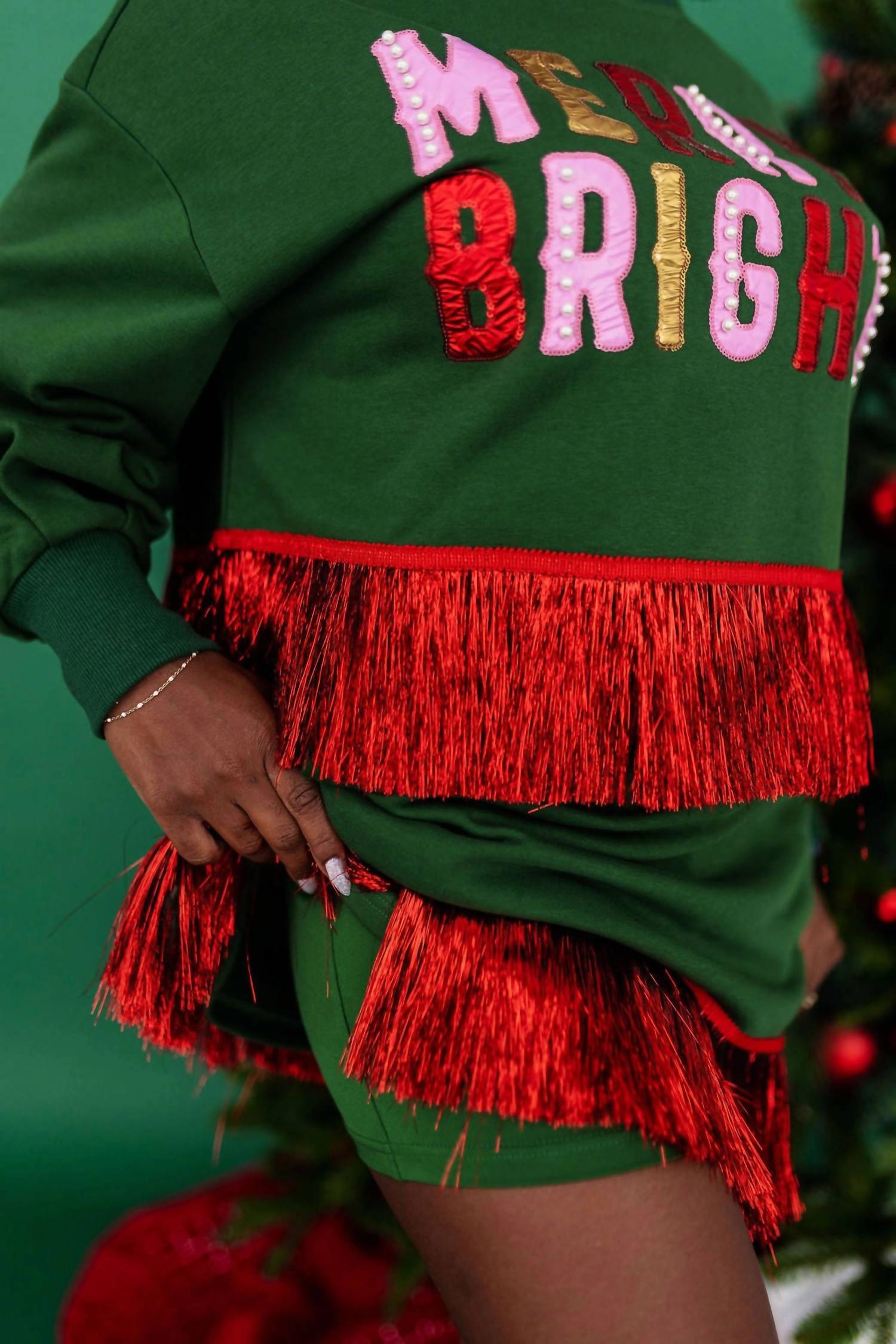 Brianna Cannon - Tinsel Fringe Skort