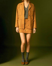 English Factory - Suede Mini Skort