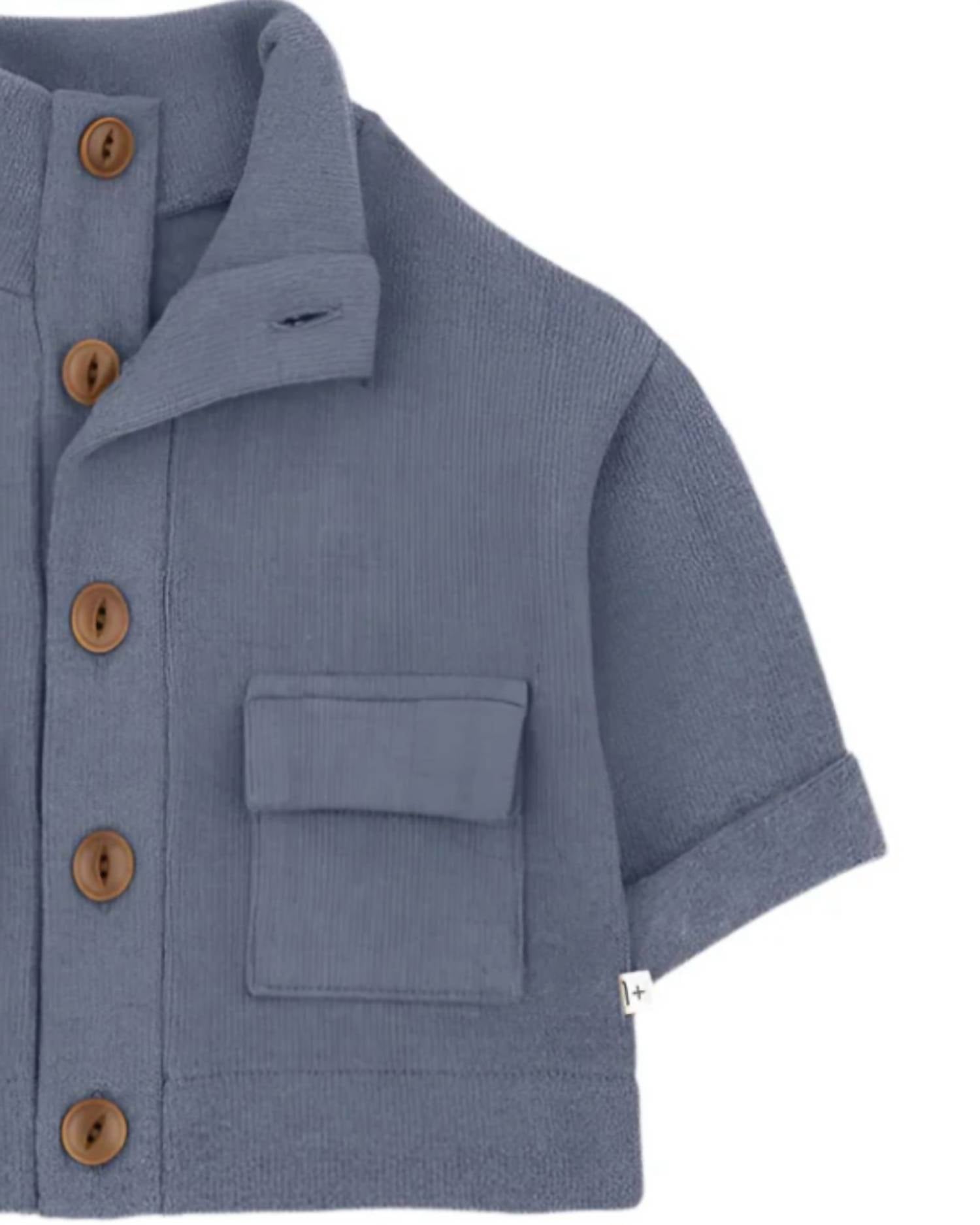 One More In the Family Kids Thor Jacket in the family kids thor jacket in blue - item - detail view