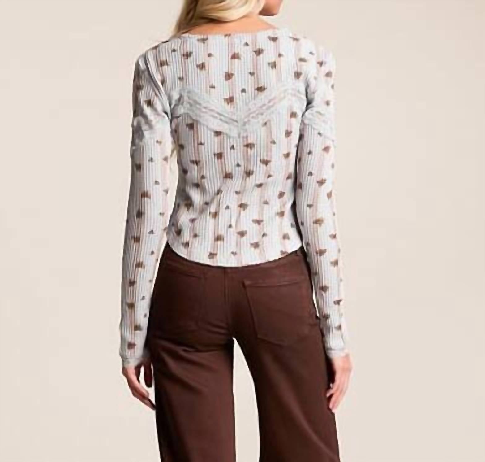 Free People - Lets Party Cardi Top