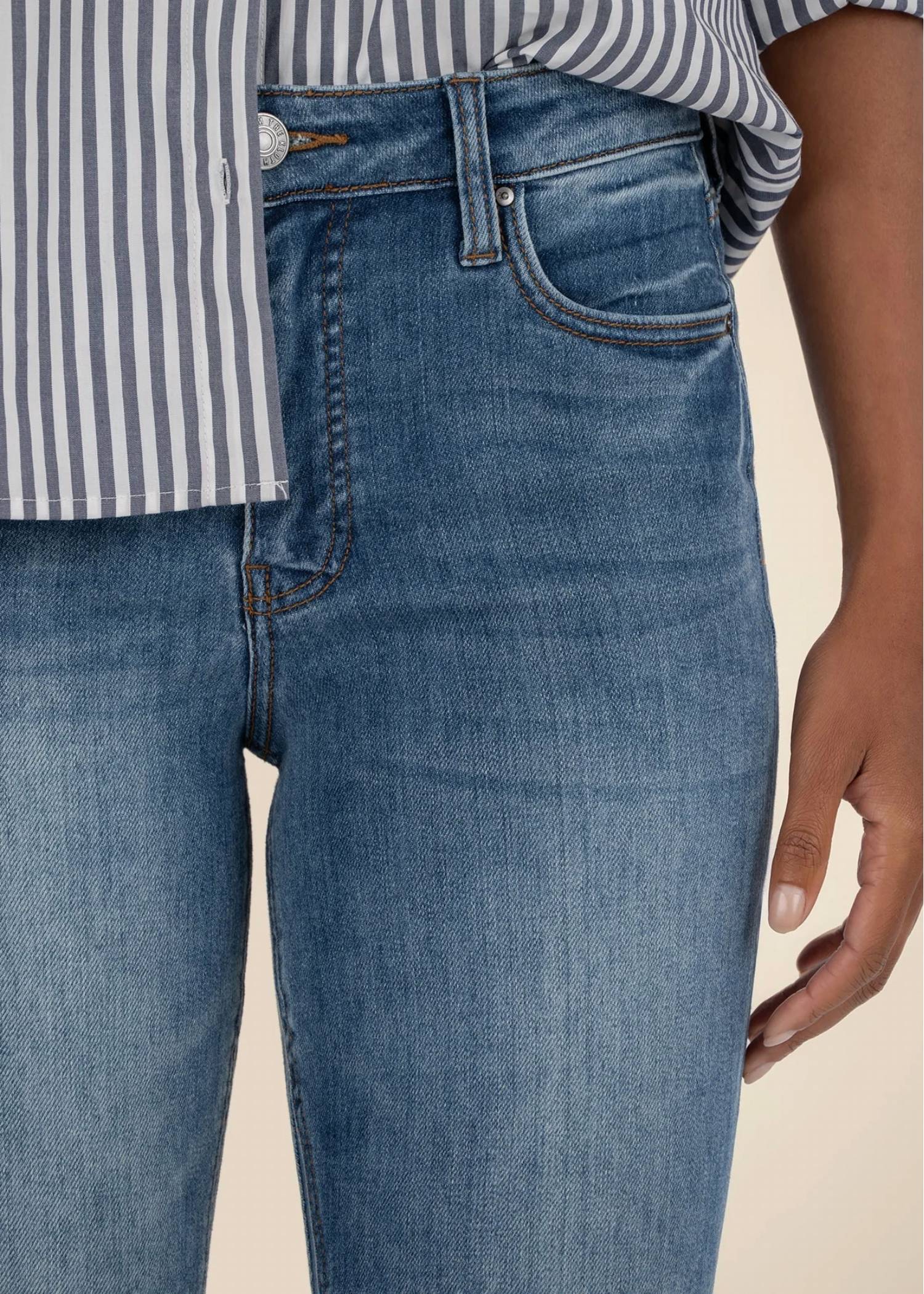 Kut From The Kloth - Kelsey High Rise Fab Ab Ankle Flare Jeans