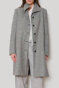 We-Ar4 - Gatsby Funnel Neck Collar Coat