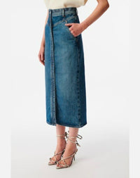 Iro - Garice Denim Midi Skirt