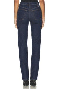 FRAME Ruler Slim Straight-leg Jeans in taboo - women's jeans - detail view