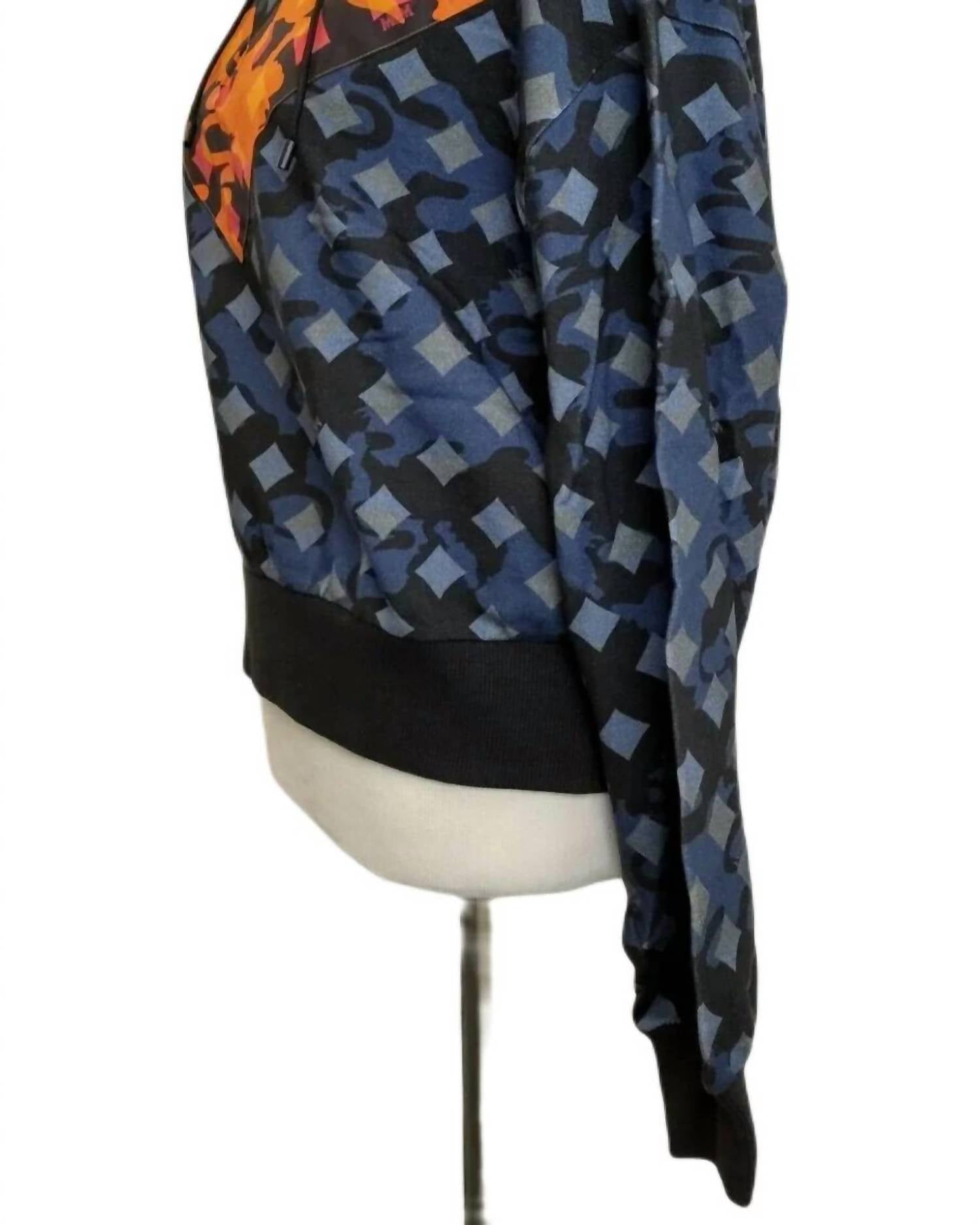 Mcm Worldwide - Women's Camo Lion Hood Sweatshirt