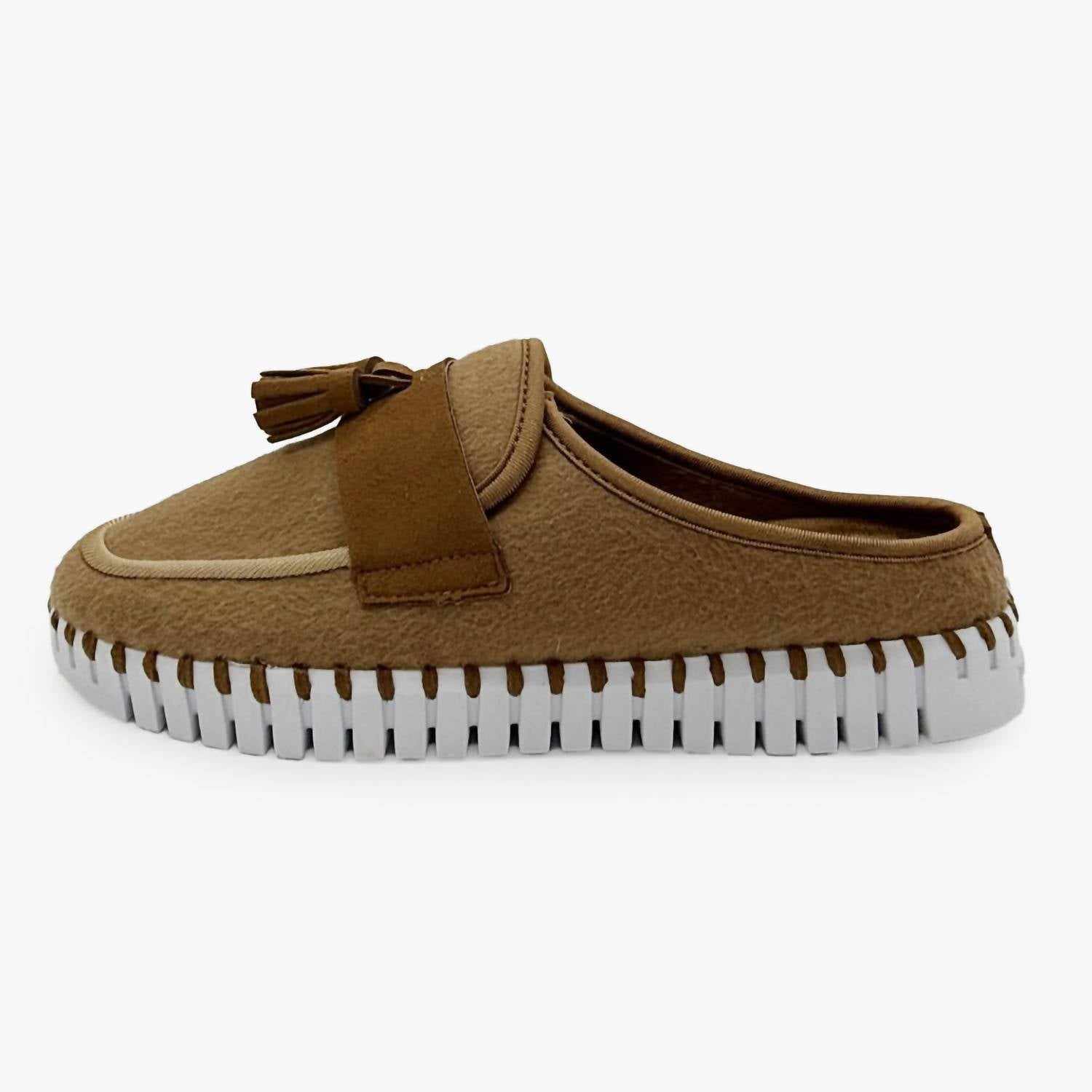 Ilse Jacobsen - Women's Wool Tassel Mule