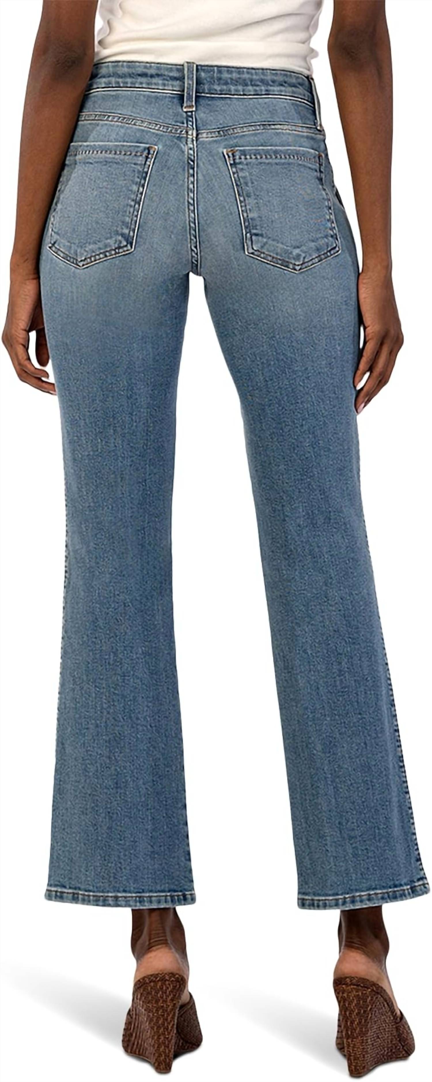 Kut From The Kloth - Kelsey Mid Rise Ankle Flare Jeans