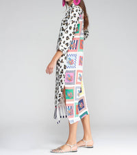 Vilagallo - Patchwork Print Dress