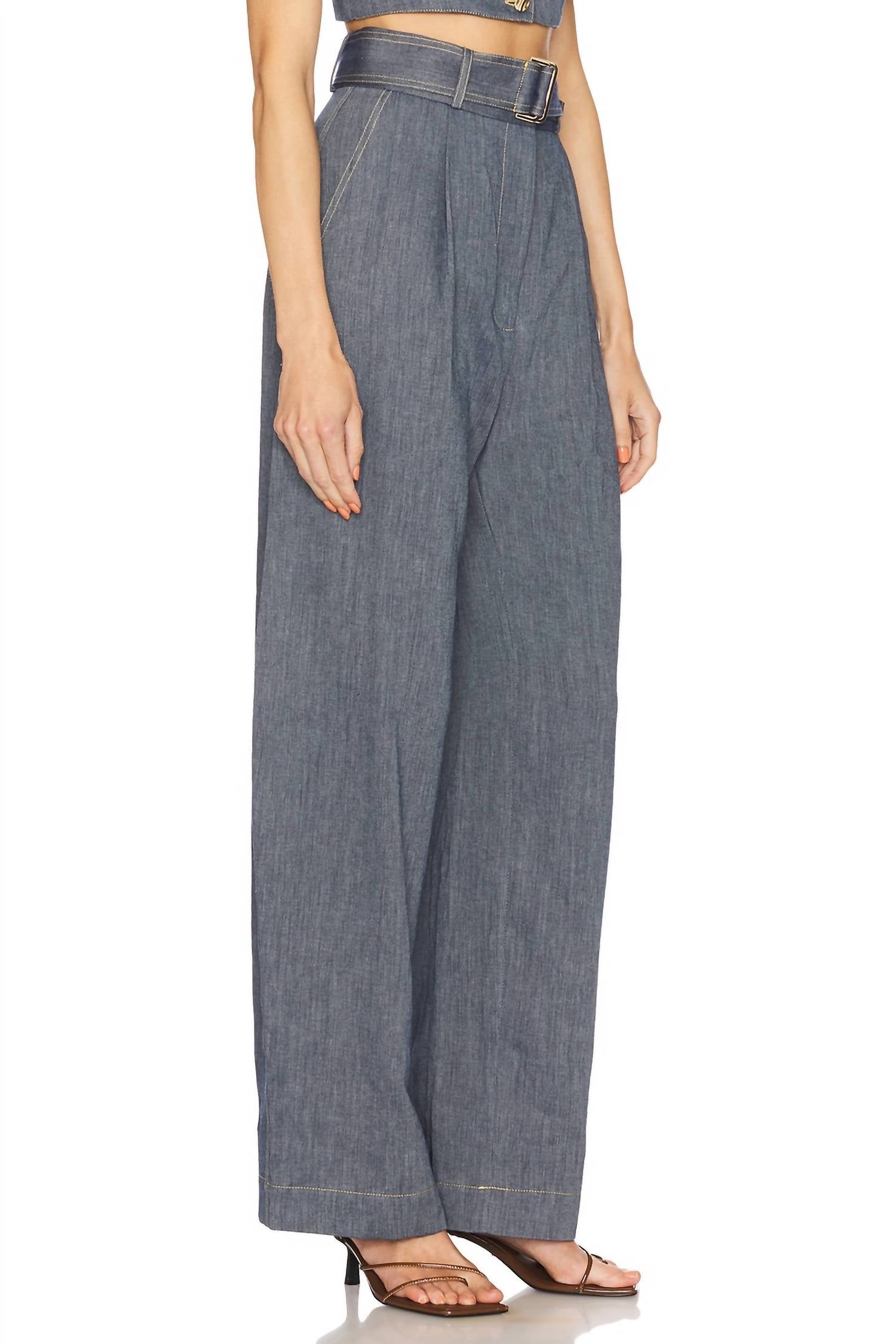 Matthew Bruch - Pleated Barrel Trouser