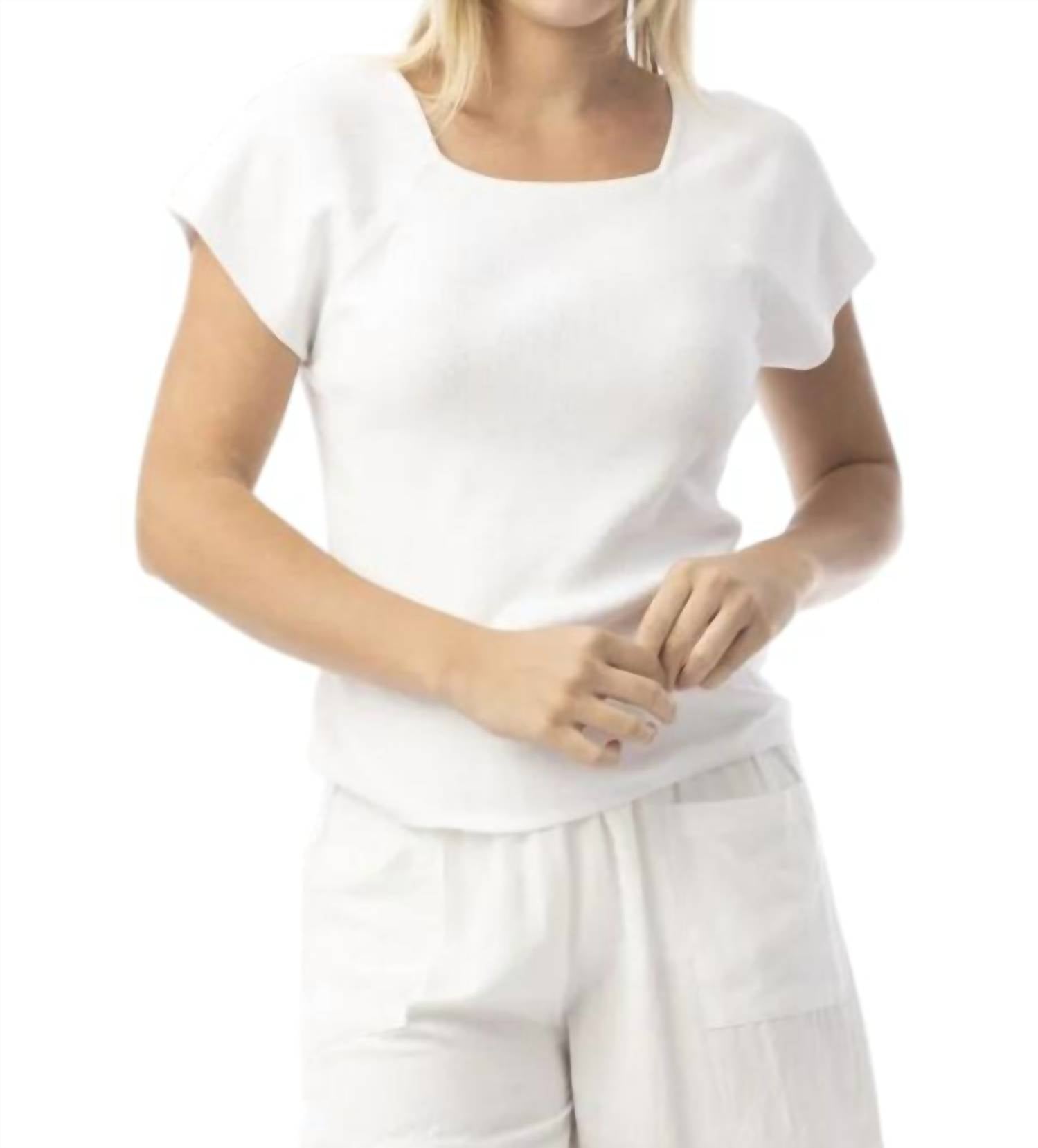 Orientique - Knit Essentials Square Neck Top