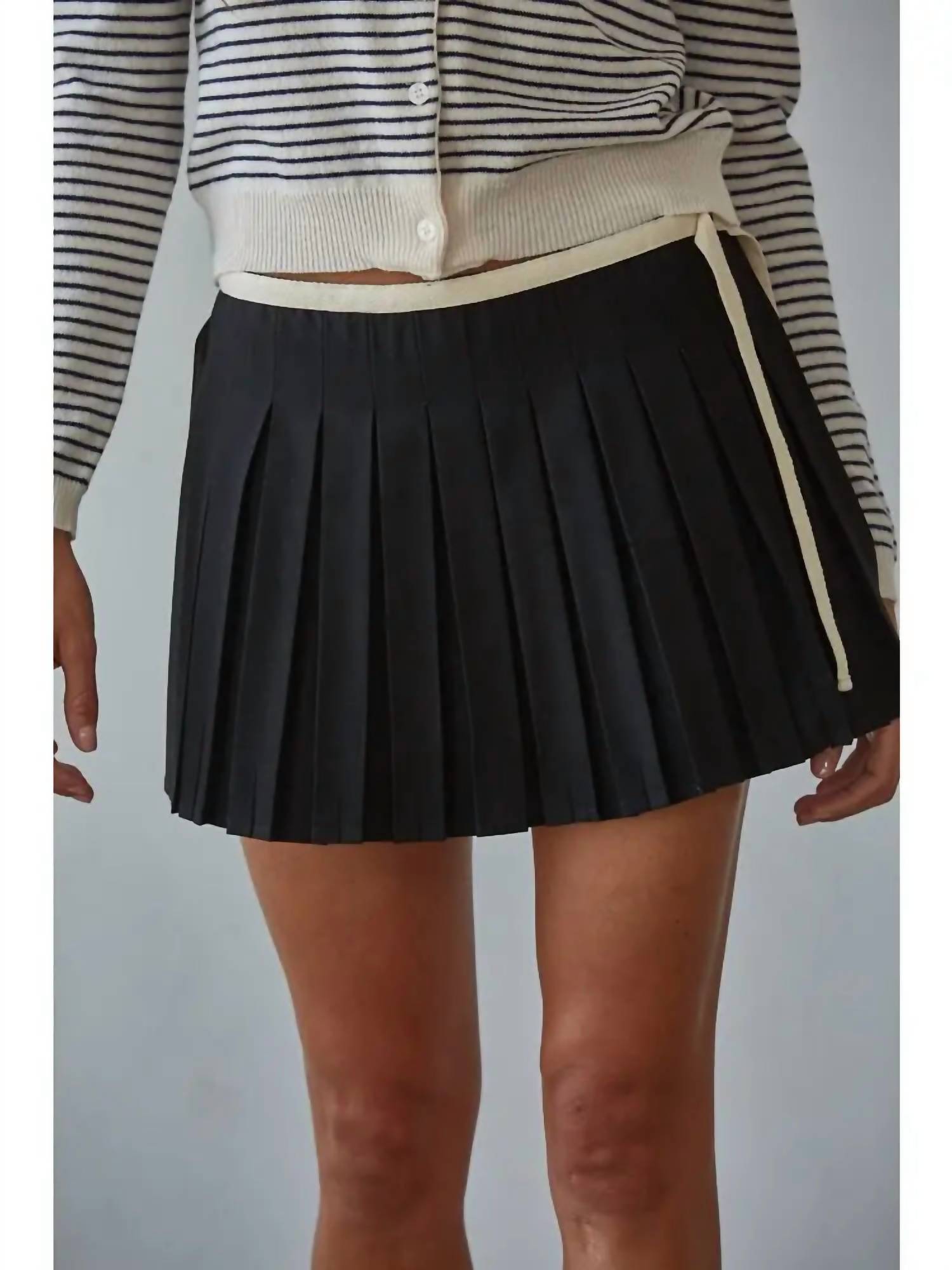 By Together - Astrid Pleated Mini Skirt