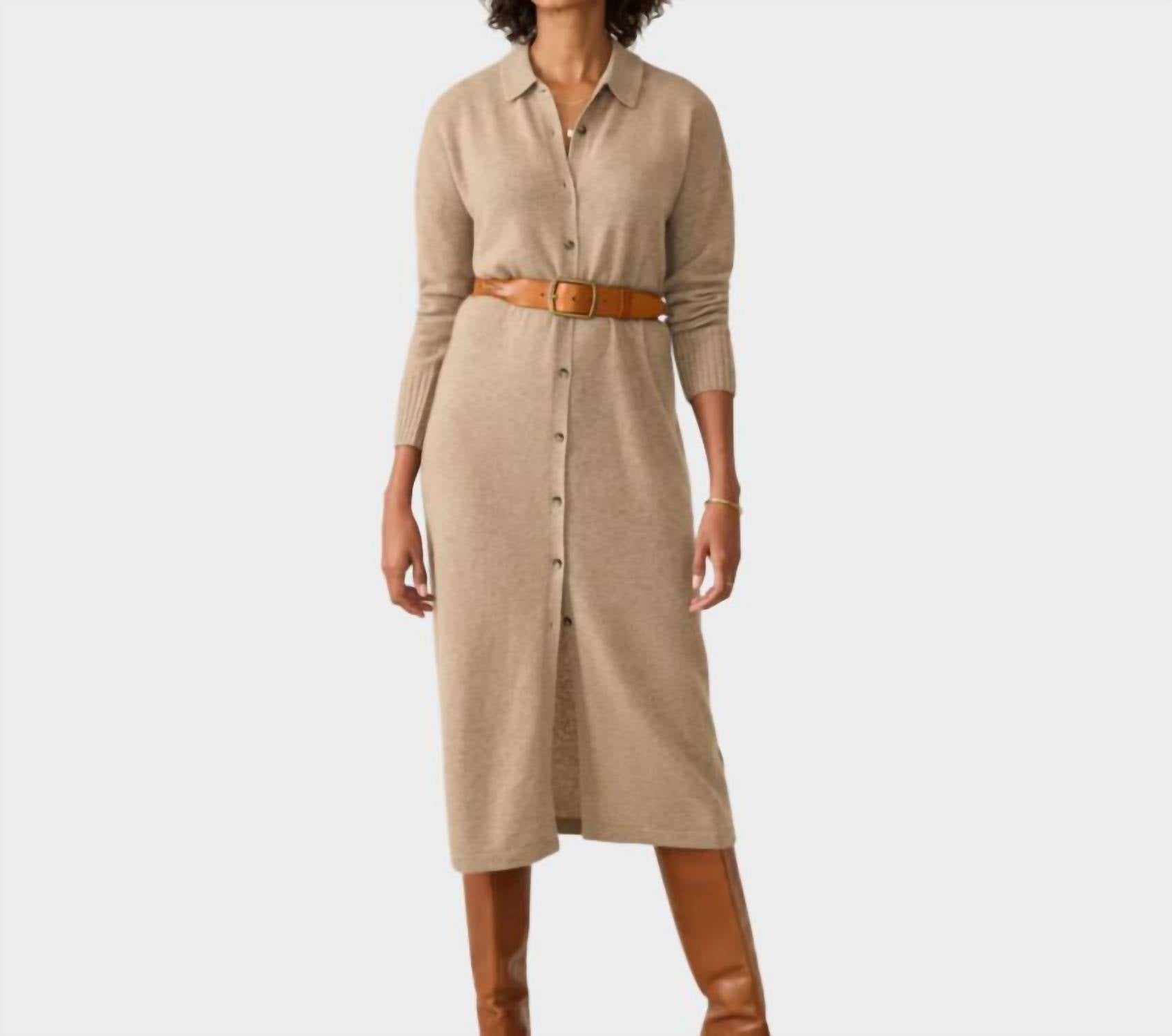 Faherty - Coastal Cashmere Maxi Shirtdress