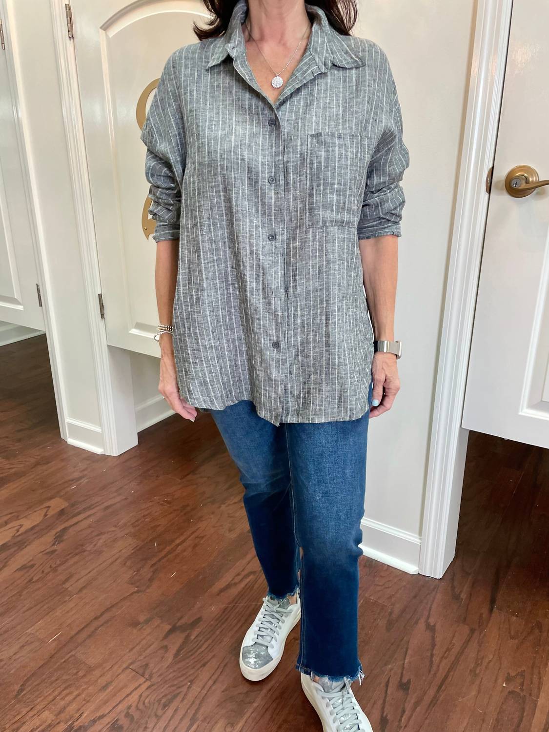 Olivaceous - Molly Linen Shirt