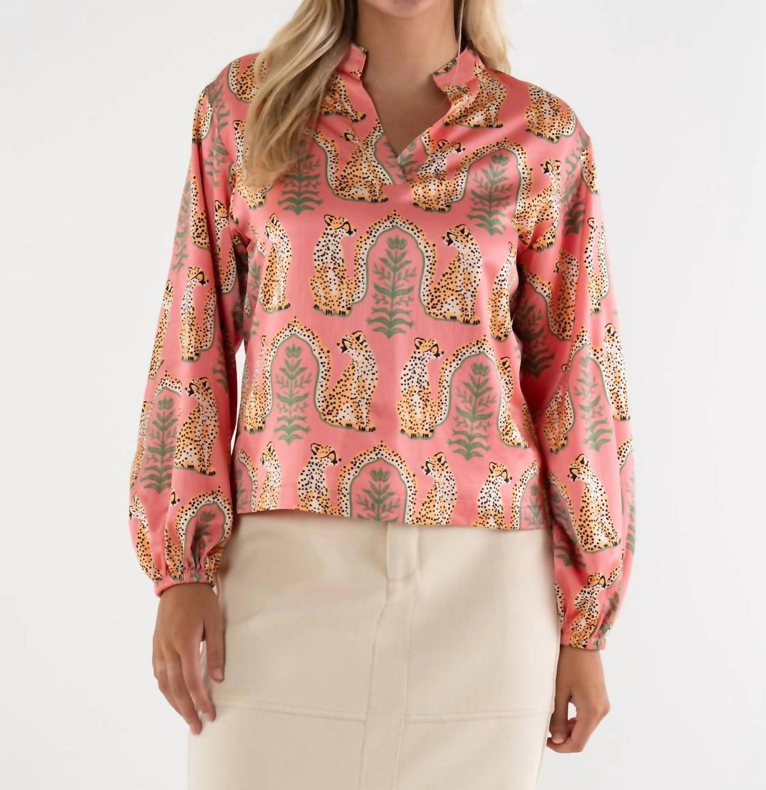 Emily Mccarthy - Lolli Blouson Sleeves Top
