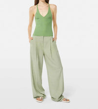 SCOTCH & SODA Rib Racer Tank in pistachio - women's t-shirt - alternate view
