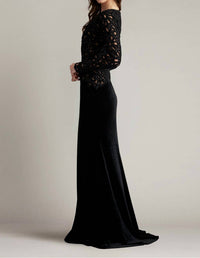 Tadashi Shoji - Sinnott Chenille Embroidered Gown