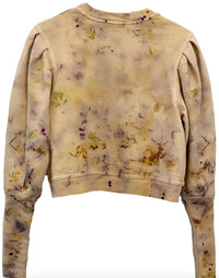 The Waight - Pleat Sleeve Crew Neck Sweatshirt
