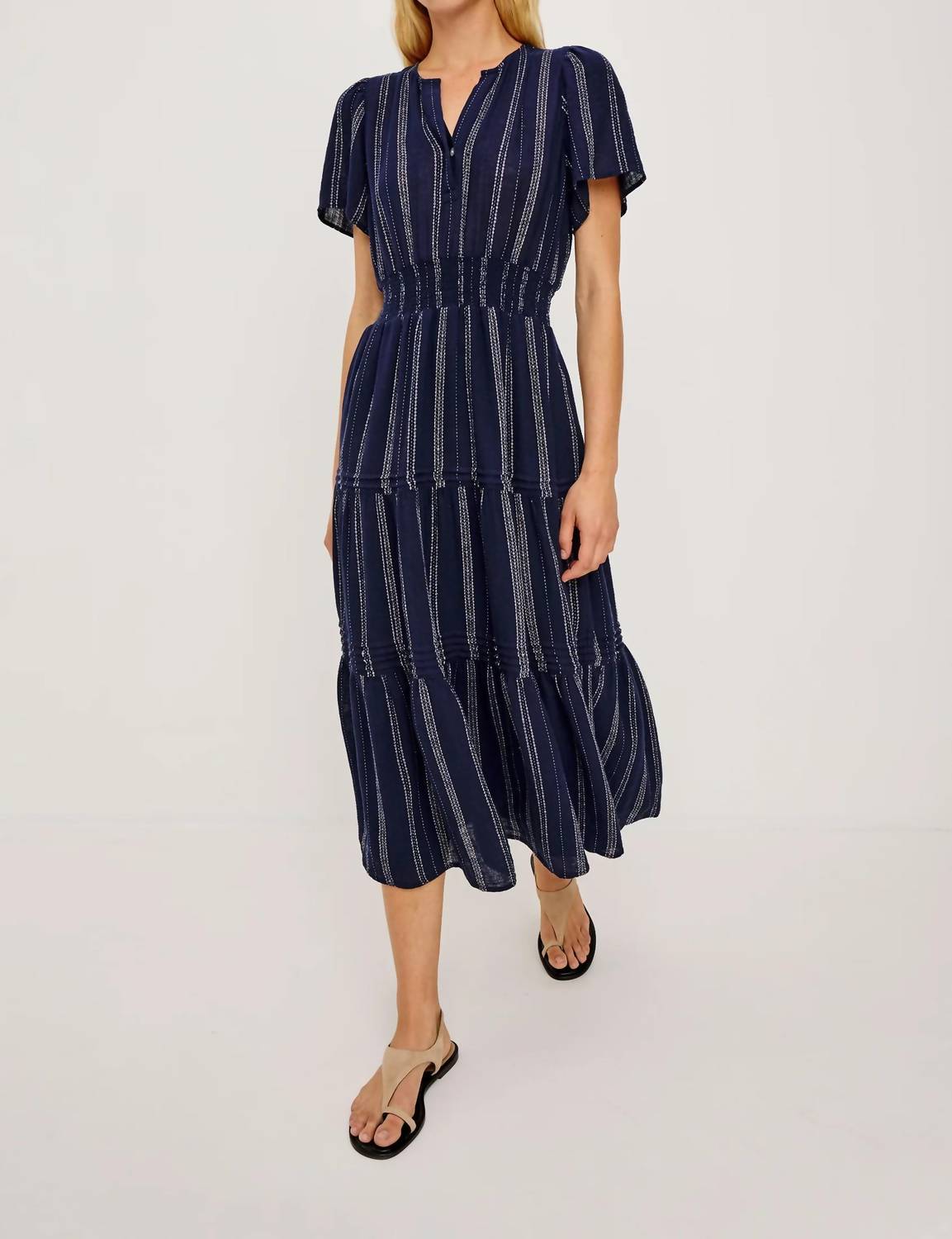 Rails - Cannes V Neck Midi Dress