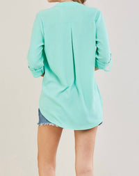 Entro - V-neck Tunic Top