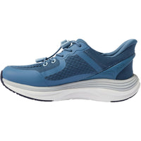 kizik Women's London Slip-on Sneaker in coronet blue - women's sneaker - detail view