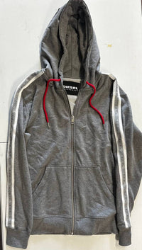 DIESEL Men's Brandon Zip Hoodie in grey - men's shirt