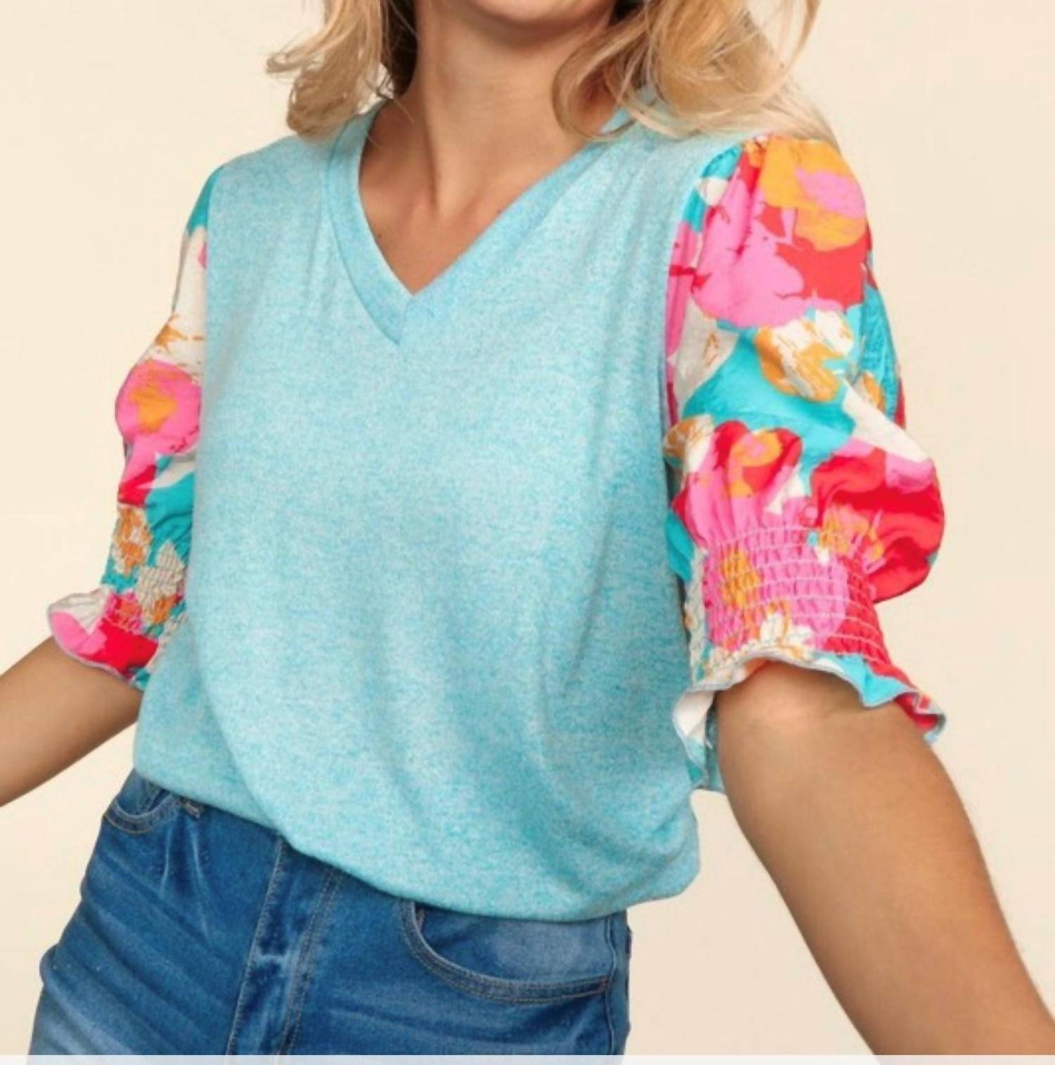 Haptics - Kristi V-neck Top