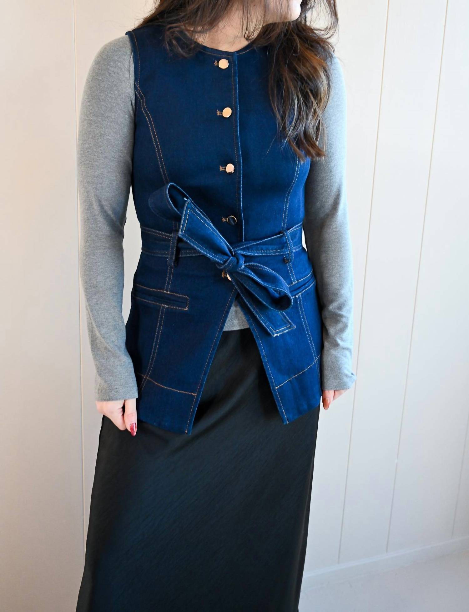 Greylin - Women's Acropolis Street Denim Vest
