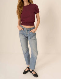 Project Social T - Women's Stay Awhile Short Sleeve Sweatshirt