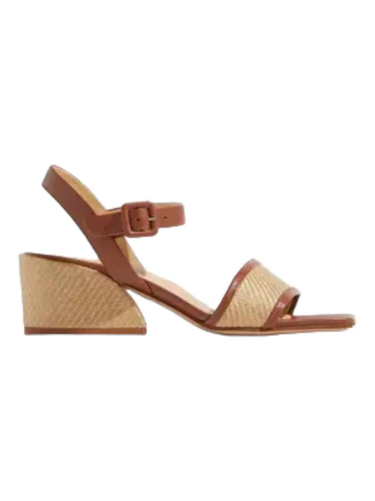 Marion Parke - WOMEN IMOGEN RAFFIA BLOCK HEEL