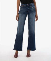 KUT FROM THE KLOTH Charlotte Wide Leg Jeans in resolved - women's jeans