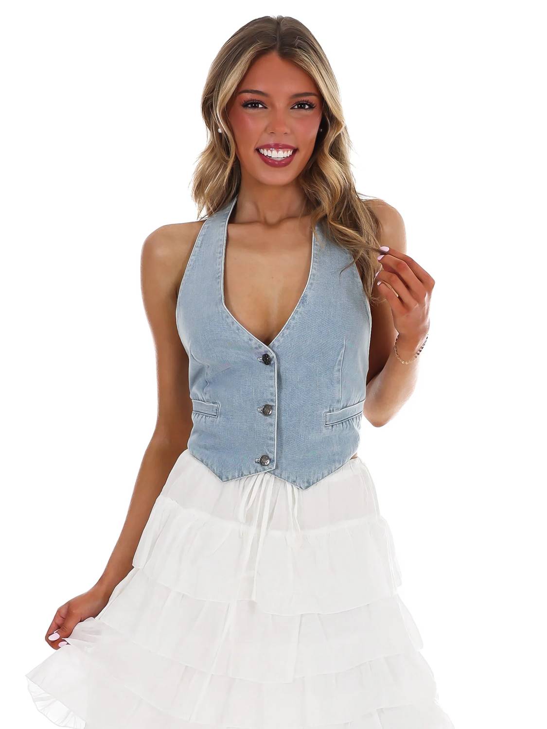 Mustard Seed - Been Good to You Halter Vest