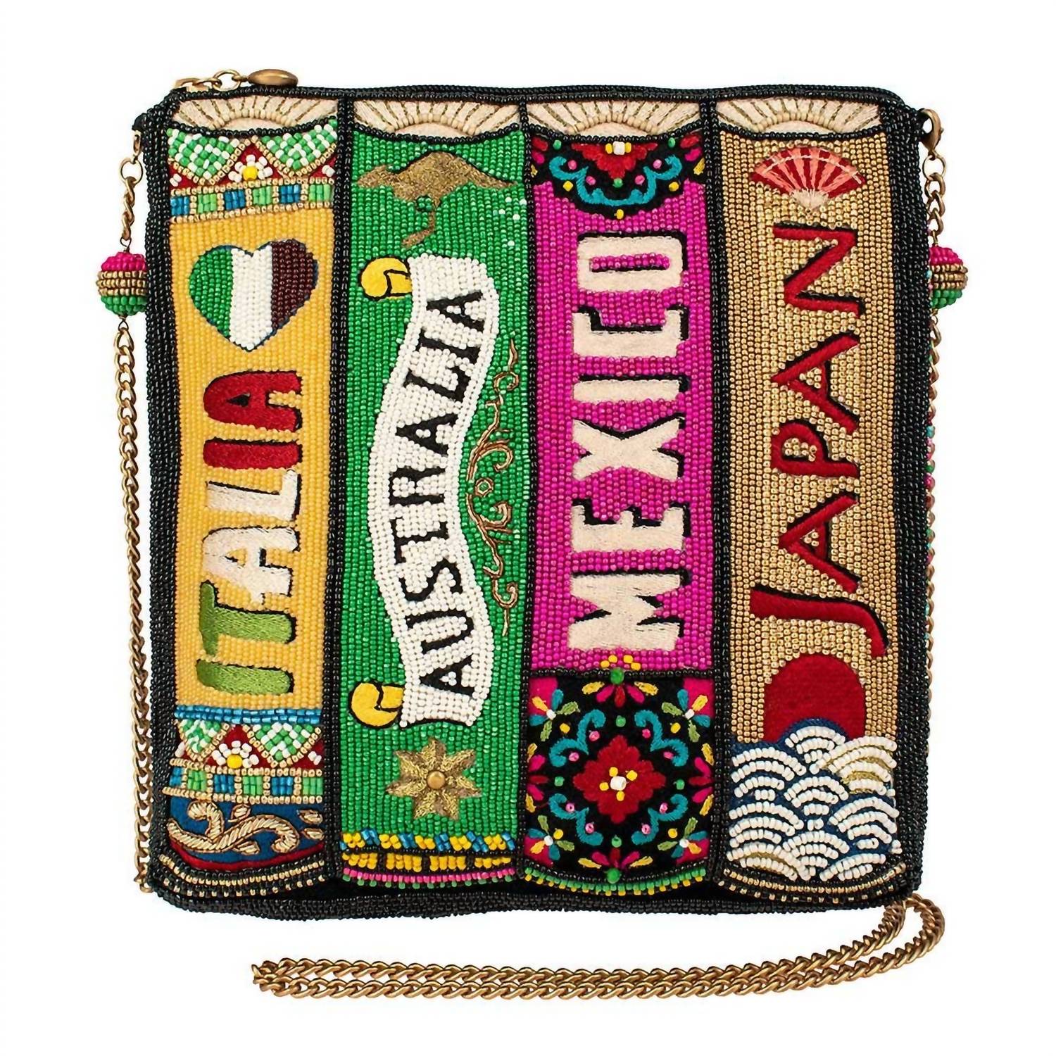 Mary Frances - Women's Well Traveled Crossbody Clutch Bag