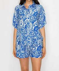 Meet Me In Santorini - Athena Shorts