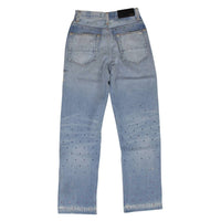 Amiri - Women's Gradient Crystal Recon Denim Jeans