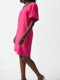 Joseph Ribkoff - Lux Twill Puff Sleeve Mini Dress