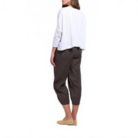 FOIL Festival Pant in khaki - women's pants - alternate view