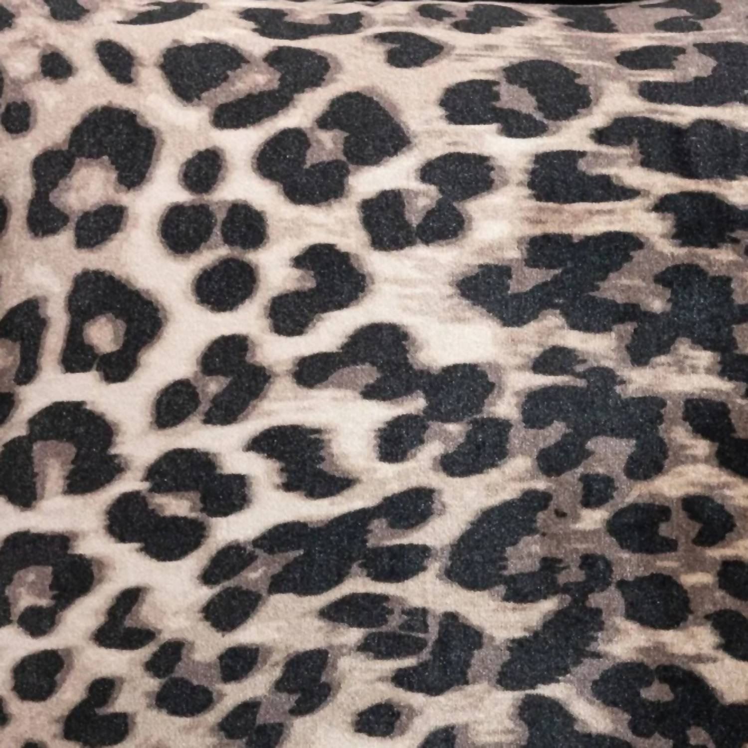 Creative Co-Op - Velvet Leopard Pillow
