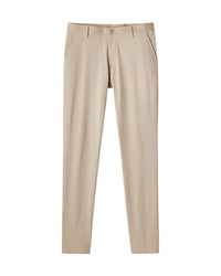 RHONE Commuter Slim Pants in khaki - men's pants - detail view