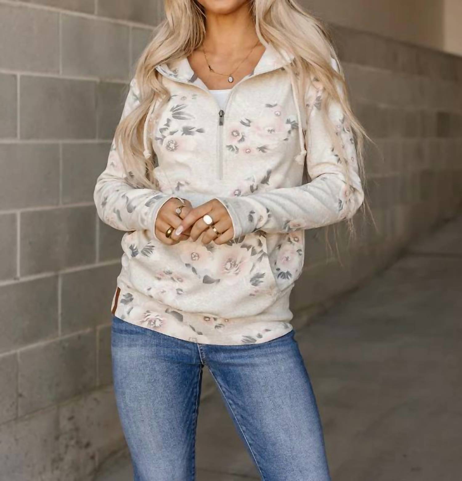 Ampersand Ave - Halfzip Sweatshirt