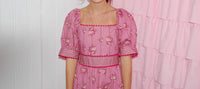 Peach Love - Ginny Floral Printed Maxi Dress With Bow In Back