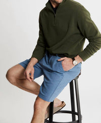 Jachs New York - Soft Touch Fleece Quarter Zip Pullover Sweater