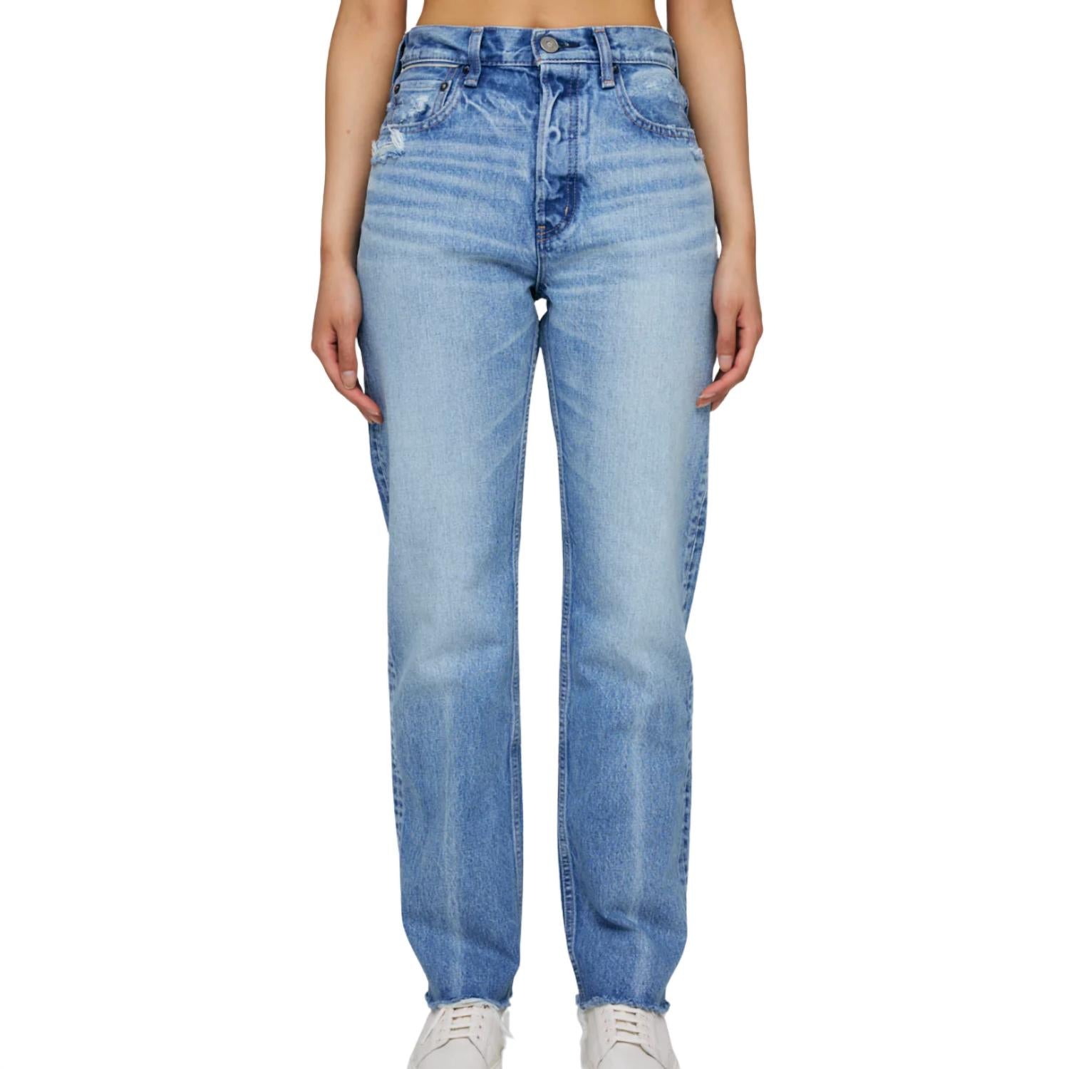Moussy - Ashleys Wide Straight Leg Jean