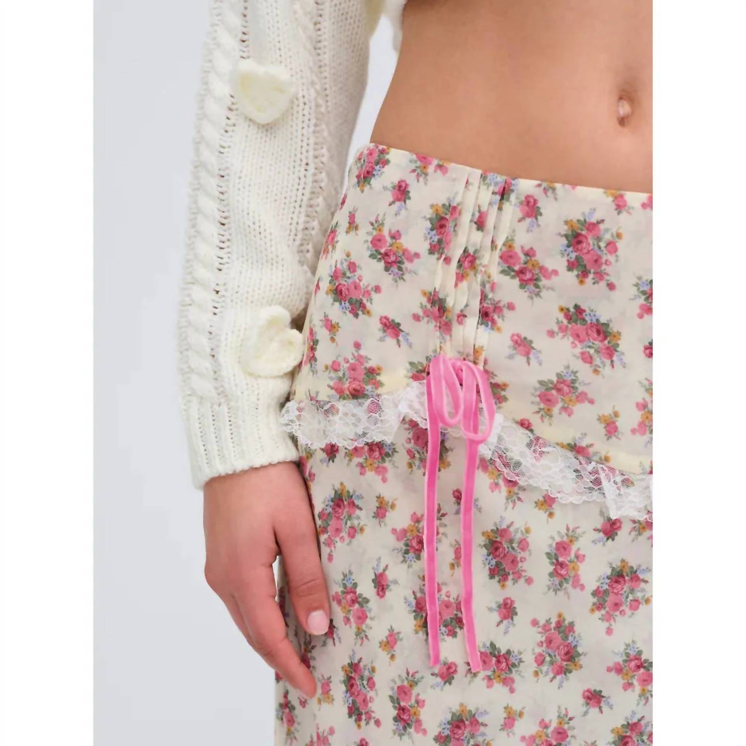 For Love & Lemons - Etienne Midi Skirt