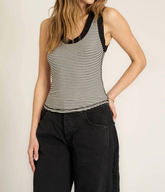 Project Social T - Hits Different Striped Tank Top