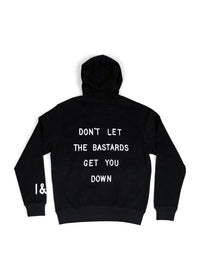 Iron & Resin Men's Don't Let The Bastards Hoodie in black 1 - men's shirt