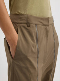 Tibi - Nylon Zipper Trouser - Short Length