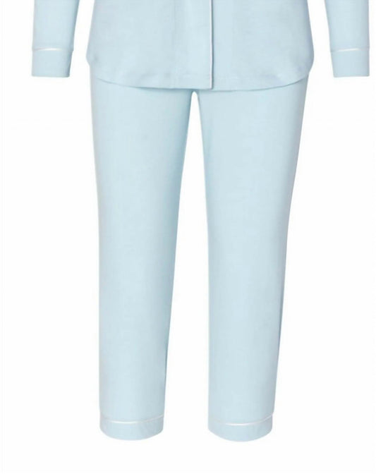 Twelve Eighty Eight - Paige Long Sleeve Cropped Pant Men's Styled Pajama Set