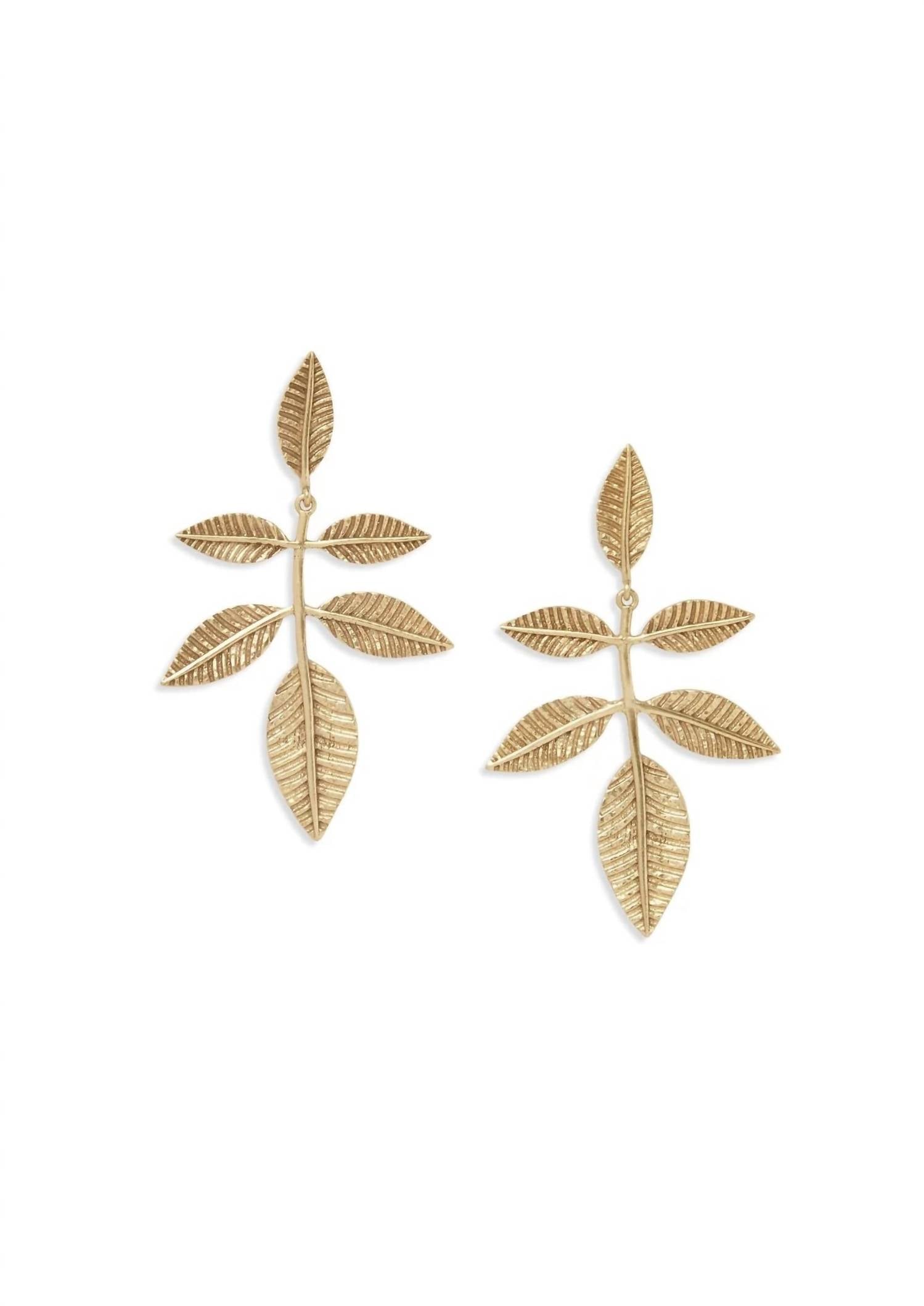Ever Alice - Leaf Earring