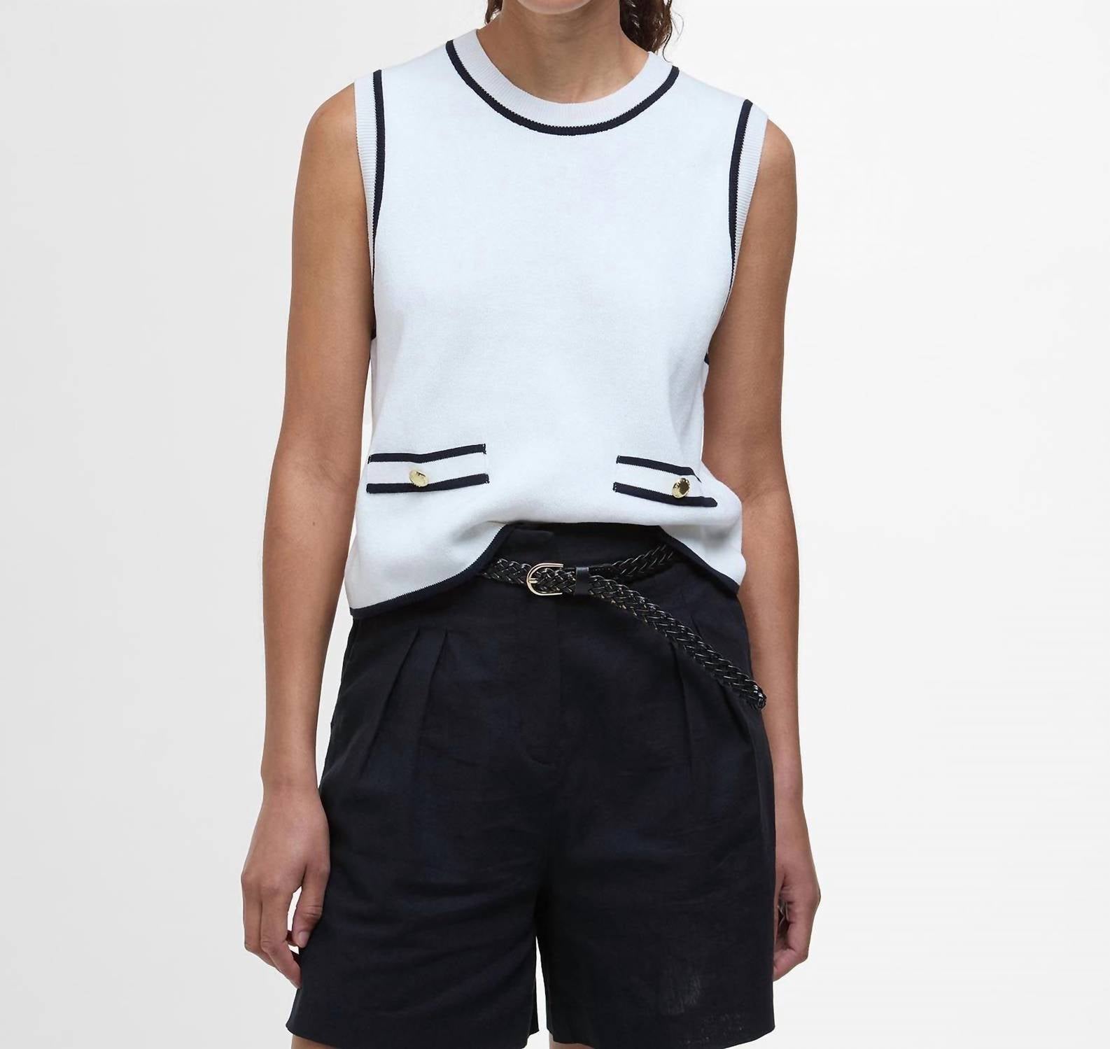 Barbour - Amy Sleeveless Knitted Jumper