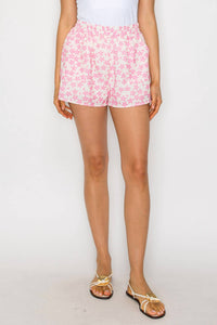 Meet Me In Santorini - Petal Splash Top And Short Set